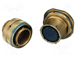 Connector: circular; female; PIN: 11; straight; crimped