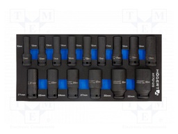 Tool: wrenches set; 15pcs; Kind of wrench: socket spanner,impact