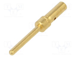 Contact; male; copper alloy; gold-plated; 0.13÷0.33mm2; CI; 5A