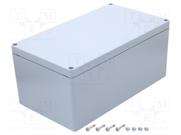 Enclosure: multipurpose; X: 230mm; Y: 401mm; Z: 180mm; EURONORD; grey