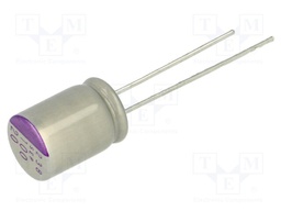 Capacitor: polymer; 100uF; 20VDC; ESR: 24mΩ; SEP; SMD; ±20%; Ø8x12mm