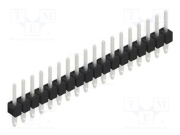 Connector: pin strips; pin header; male; PIN: 18; 2.54mm; THT; 1x18