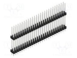 Connector: pin strips; pin header; male; PIN: 52; 2.54mm; THT; 2x26