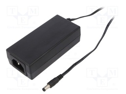 Power supply: switched-mode; 12VDC; 2.7A; Out: 5,5/2,5; 65W; 0÷40°C