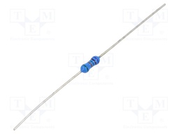 Resistor: metal film; THT; 715kΩ; 250mW; ±0.5%; 6.3x2.3mm; 15ppm/°C