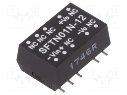 Converter: DC/DC; 1W; Uin:21.6÷26.4V; 12VDC; Iout:84mA; SMD; 1.2g