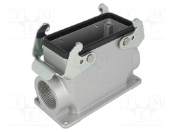 Enclosure: for HDC connectors; C146; size E16; with double latch