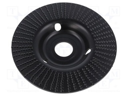 Grinding wheel; 125mm; prominent,with rasp