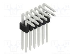Connector: pin strips; pin header; male; PIN: 12; 1.27mm; THT; 2x6