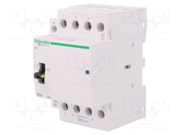 Contactor: 3-pole installation; NO x3; 220÷240VAC; 40A; DIN; ICT