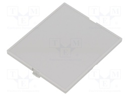 Front panel; grey; Series: MODULBOX