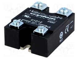 Relay: solid state; Ucntrl: 3.5÷32VDC; 12A; 1÷100VDC; Series: 1-DC