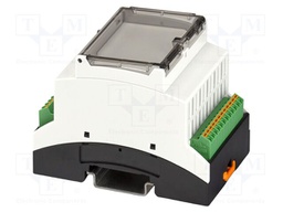 Enclosure: for DIN rail mounting; Y: 89.7mm; X: 53.6mm; Z: 60.7mm