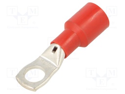 Tip: ring tube; M14; Ø: 14.5mm; 50mm2; crimped; for cable; insulated