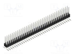 Connector: pin strips; pin header; male; PIN: 72; 1.27mm; SMT; 2x36