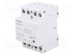 Contactor: 4-pole installation; NC x4; 24VAC; 63A; DIN; IKA