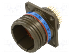 Connector: circular; D38999 series III; socket; male; PIN: 55; THT