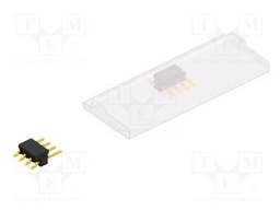 Connector: pin strips; pin header; male; PIN: 4; 2.54mm; SMT; 1x4
