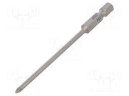 Screwdriver bit; Pozidriv®; PZ0; Overall len: 90mm
