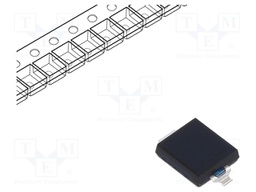 PIN photodiode; SMD; 940nm; 5nA; rectangular; flat; black