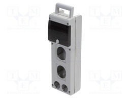 Enclosure: for modular components; grey; Series: BLOCK