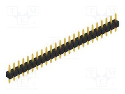 Connector: pin strips; pin header; male; PIN: 24; 2.54mm; THT; 1x24