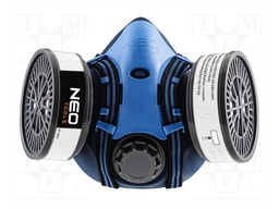 Dust respirator; P3; silicone; Kit: filter x2