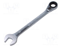 Wrench; combination spanner,with ratchet; 24mm
