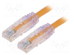 Patch cord; TX6™ PLUS,U/UTP; 6; stranded; Cu; LSZH; orange; 24AWG