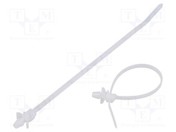 Cable tie; with fixing lugs; L: 152mm; W: 3.4mm; polyamide; 177N