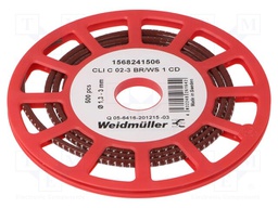 Markers for cables and wires; 1.3÷3mm; PVC; -30÷80°C; leaded