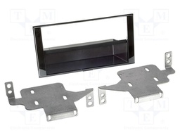 Radio frame; Nissan; Nissan Juke 2014->; black gloss