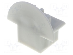 Cap for LED profiles; Application: FPDS4-K
