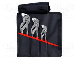 Kit: pliers; case; adjustable; 3pcs.