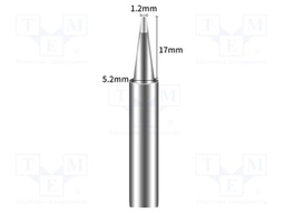 Tip; chisel; 1.2mm; for soldering station; BK969