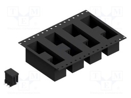 Connector: pin strips; pin header; male; PIN: 6; 2.54mm; SMT; 2x3