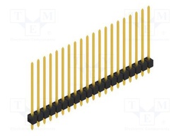 Connector: pin strips; pin header; male; PIN: 20; 2.54mm; THT; 1x20