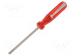 Screwdriver; slot; Size: SL 3mm; Blade length: 60mm