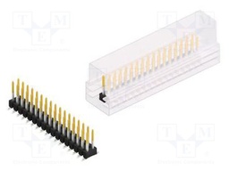 Connector: pin strips; pin header; male; PIN: 34; 2.54mm; SMT; 2x17