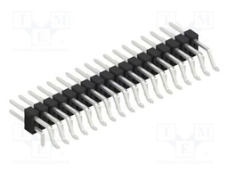 Connector: pin strips; pin header; male; PIN: 36; 2.54mm; SMT,THT