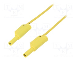 Test lead; PVC; 1.5m; yellow; 32A; Cond.cross sec: 2.5mm2