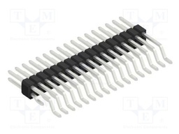 Connector: pin strips; pin header; male; PIN: 34; 1.27mm; SMT; 2x17