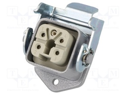 Connector: rectangular; socket; female; EPIC KIT; PIN: 5; 4+PE; 23A