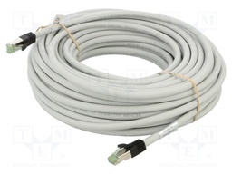 Patch cord; S/FTP; Cat 8.1; stranded; Cu; LSZH; grey; 25m; 24AWG