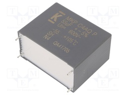 Capacitor: polypropylene; DC-Link; 55uF; ESR: 4.5mΩ; THT; ±5%; 23A