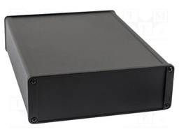Enclosure: with panel; 1457; X: 165mm; Y: 220mm; Z: 55mm; aluminium