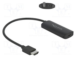 Adapter; HDMI plug,USB B micro socket,USB C plug; High Speed