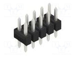 Connector: pin strips; pin header; male; PIN: 10; 2.54mm; THT; 2x5
