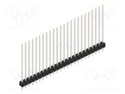 Connector: pin strips; pin header; male; PIN: 24; 2.54mm; THT; 1x24