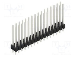 Connector: pin strips; pin header; male; PIN: 32; 2.54mm; THT; 2x16